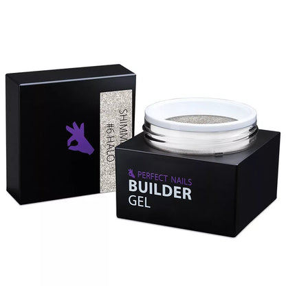 Shimmer Gel - Csillámos Építőzselé - #6 Halo - 15 g
