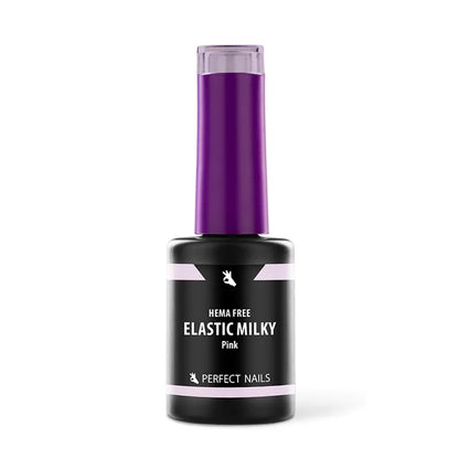 Elastic Cover Base Gel - Hema Free Erősített Gél Lakk Alap - Milky Pink - 8 ml