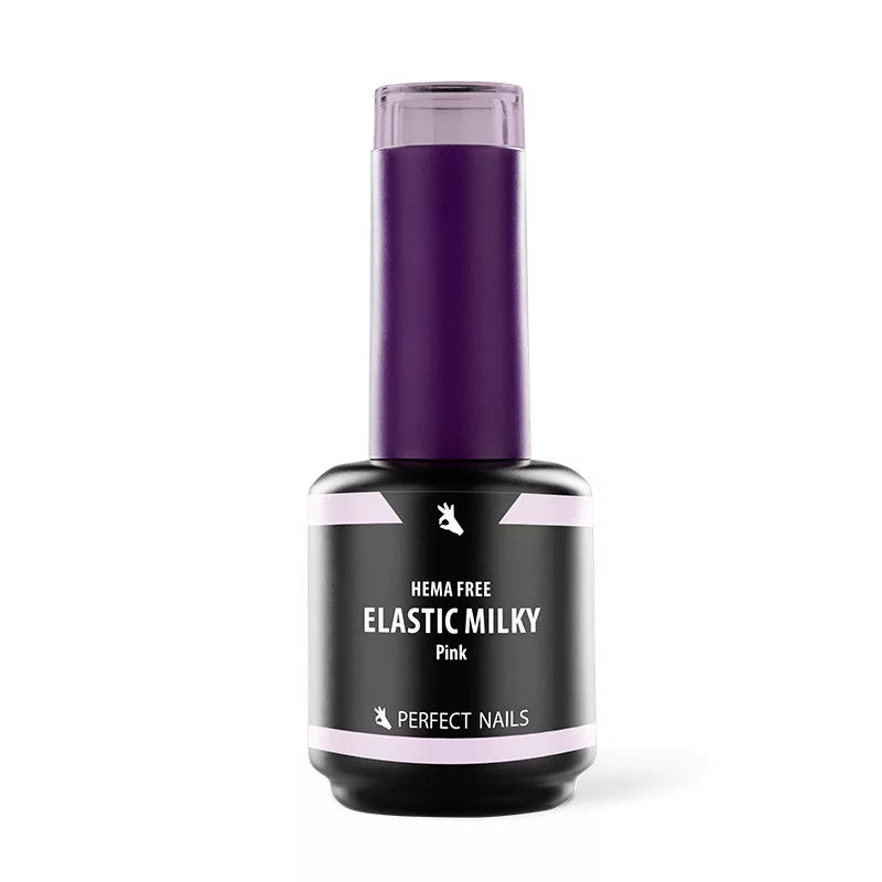 Elastic Cover Base Gel - Hema Free Erősített Gél Lakk Alap - Milky Pink - 15 ml