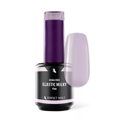 Elastic Cover Base Gel - Hema Free Erősített Gél Lakk Alap - Milky Pink - 15 ml