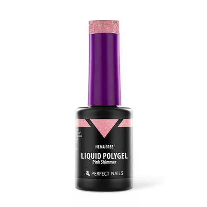 Liquid Polygel - Pink Shimmer - 8 ml