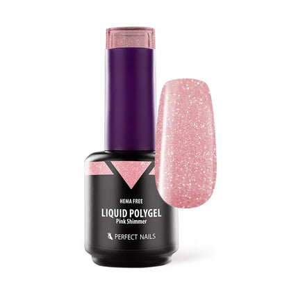 Liquid Polygel - Pink Shimmer - 15 ml