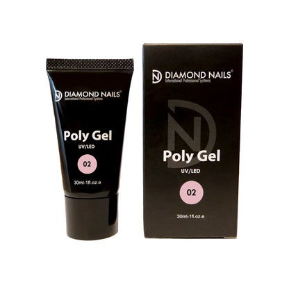 Diamond Nails Poly gel 02 - Cover Pink - 30ml