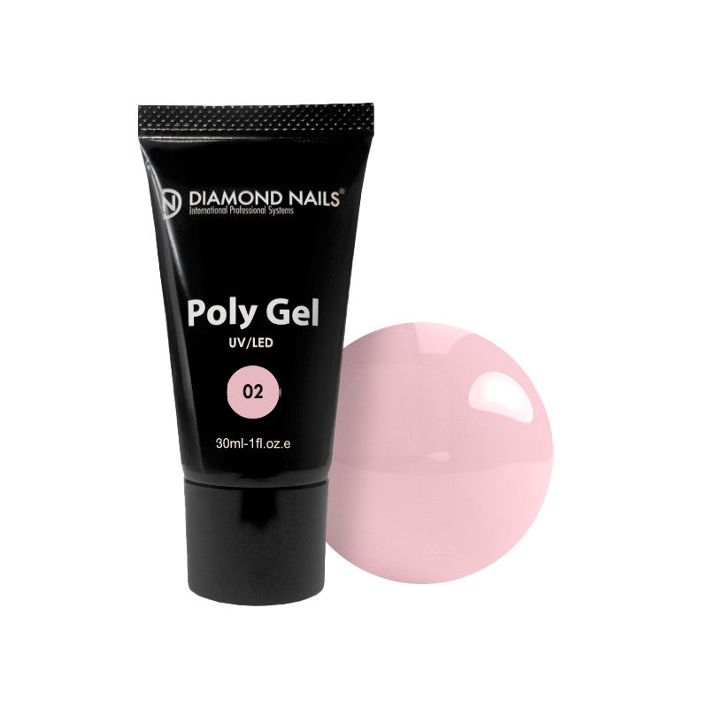 Diamond Nails Poly Gel 02 – Cover Pink – 30 ml