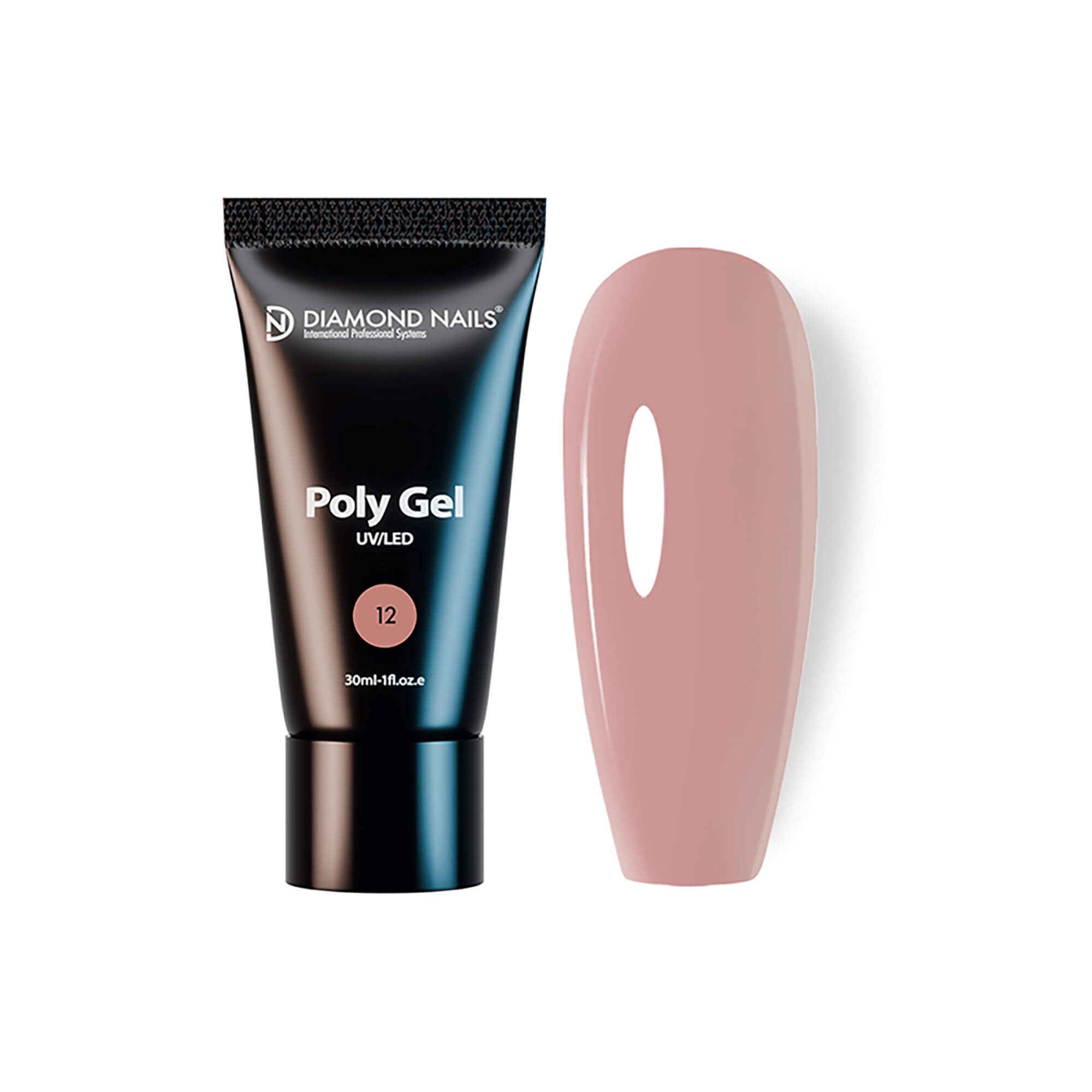 Diamond Nails Poly gel 12 - Cover Nude - 30ml - Hema- és Tpo-mentes