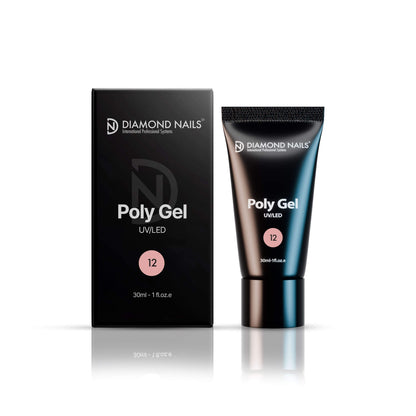 Diamond Nails Poly gel 12 - Cover Nude - 30ml - Hema- és Tpo-mentes