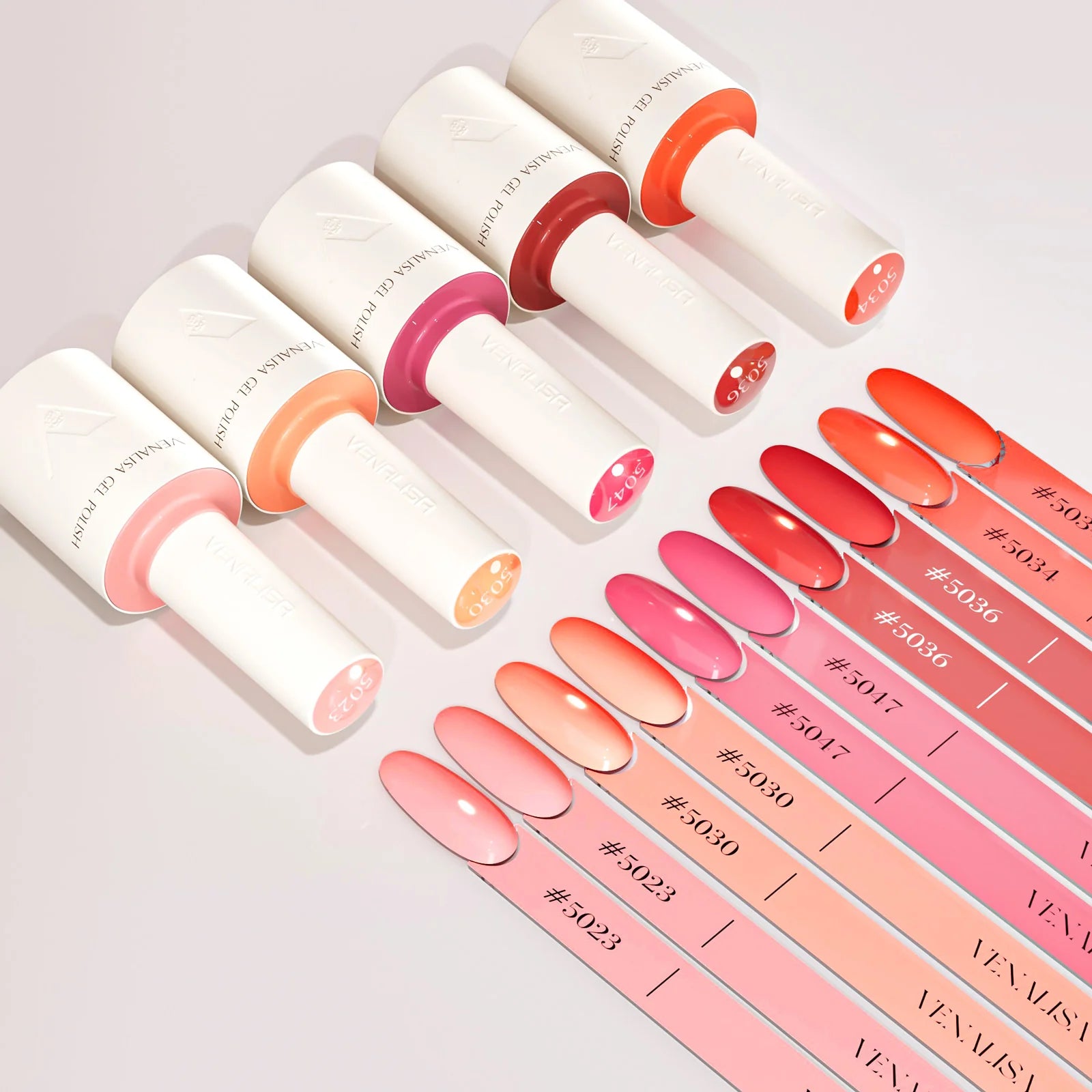 Venalisa HEMA-TPO mentes UV/LED Gél lakk szett  5x10 ml - Amber Blaze
