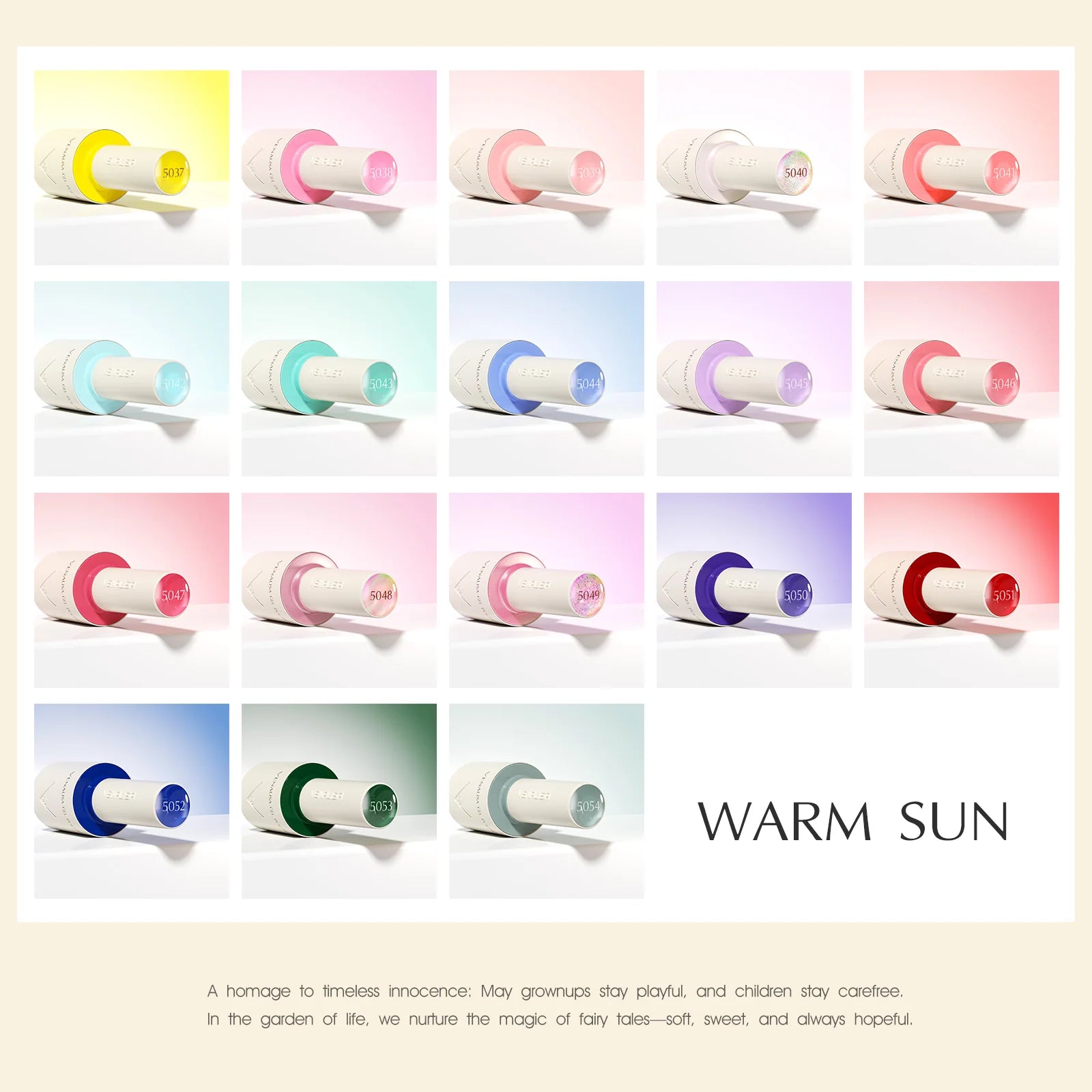 Venalisa HEMA-TPO mentes UV/LED Gél Lakk szett V3 Warm Sun - 18 db szín