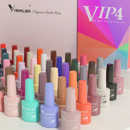 Venalisa Hema Free VIP4 UV/LED Gel-Lack – Komplettset – 60 Farben