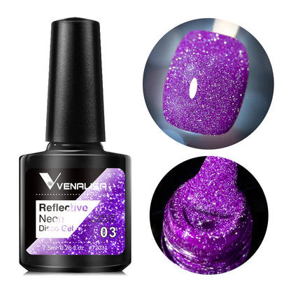 Venalisa Reflective Neon Disco Gél Lakk BD03 – HEMA- és TPO-mentes