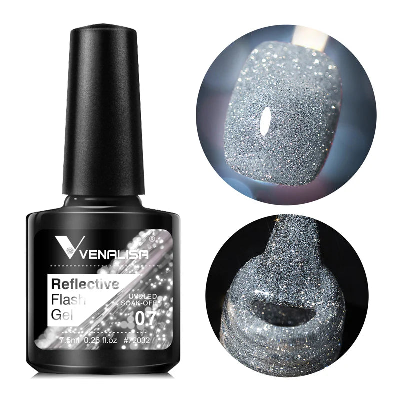 Venalisa Reflective Neon Disco Gél Lakk BD07 – HEMA- és TPO-mentes