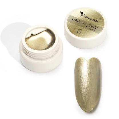 Venalisa Mirror Gold Gel 5g – Arany tükörfényű festő zselé