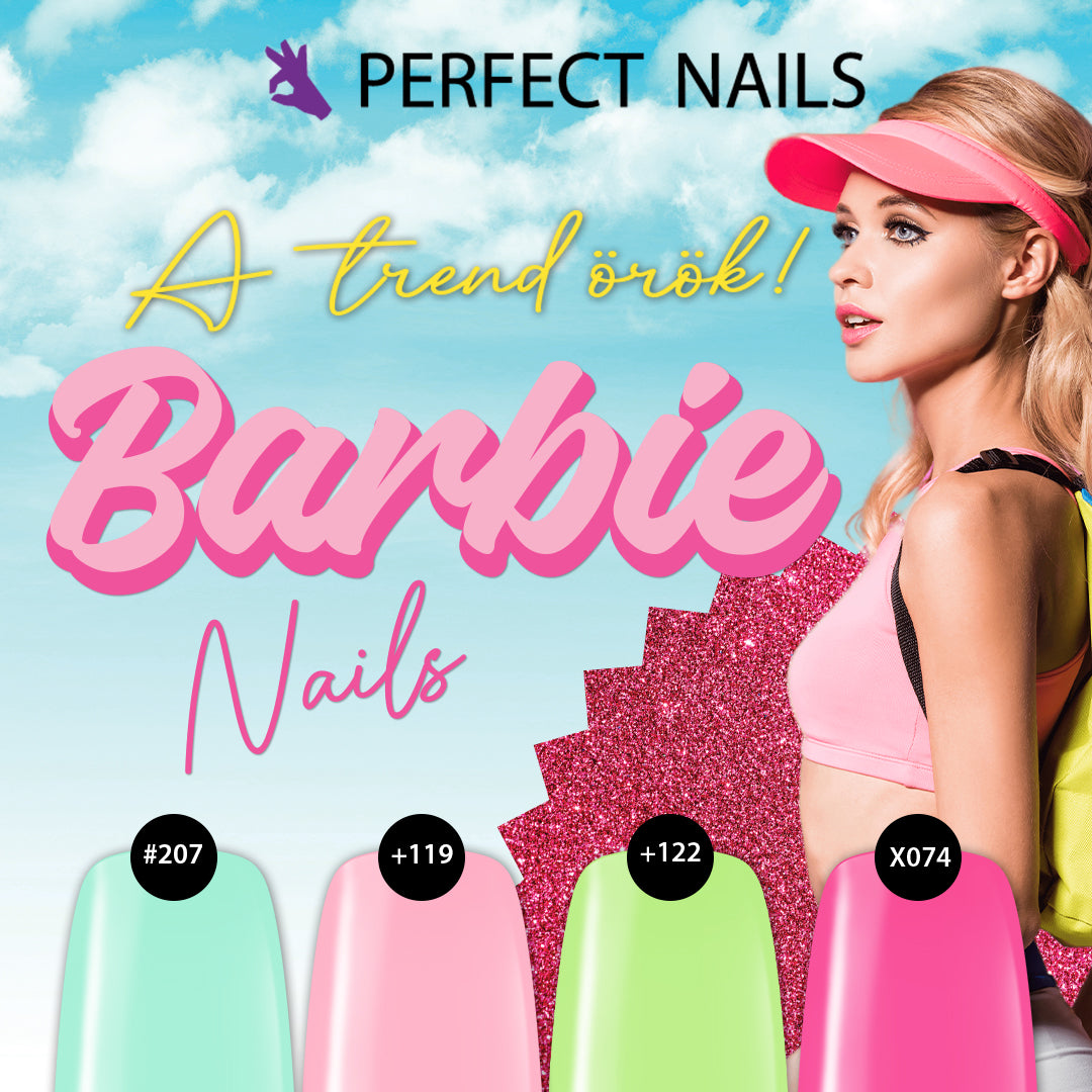 Perfect Nails Barbie Nails Gél Lakk Szett Válogatás