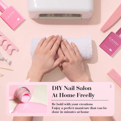 CANNI HEMA KOSTENLOSES UV/LED-Gel-Nagellack-Set 6x9ml - 2311 - Blush Bliss Bouquet