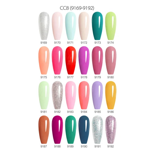 CANNI HEMA FREE UV/LED 30 darabos Gél Lakk Készlet - CC8