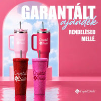 Ajándék Crystal Nails Hőtartó Kulacs és Strasszos Pohár!