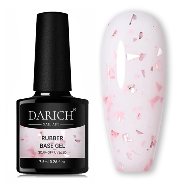 DARICH Rubber Base No.F3 Rose Flakyes 7.5 ml