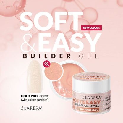 Claresa SOFT & EASY Builder Gel GOLD PROSECCO