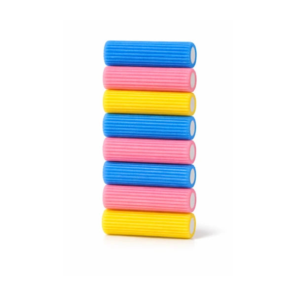 Szivacsos hajcsavaró 6cm x 2cm - 8 db/csomag