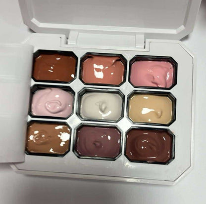 BORN PRETTY 4in1 festőzselé paletta No.01 Ashy Rose