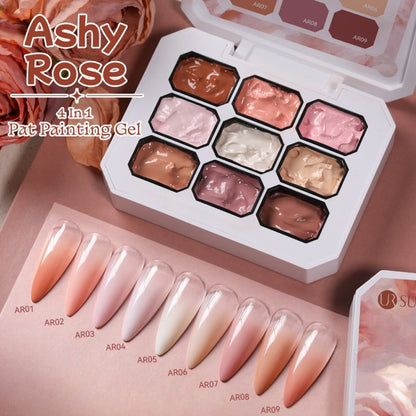 BORN PRETTY 4in1 festőzselé paletta No.01 Ashy Rose