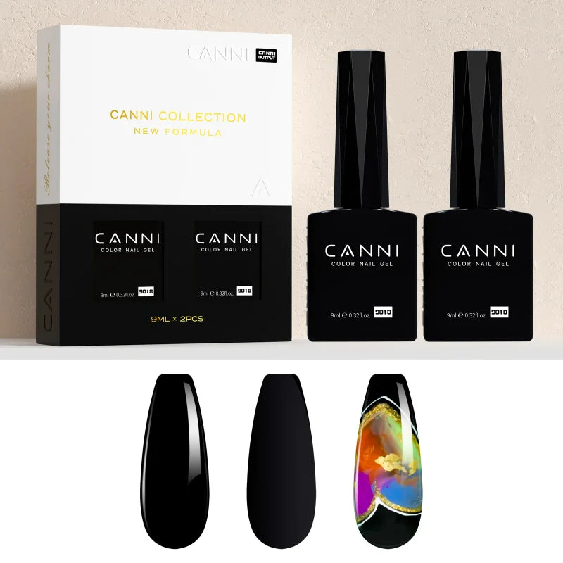 CANNI HEMA FREE UV/LED gél lakk szett - 9018 2x9ml
