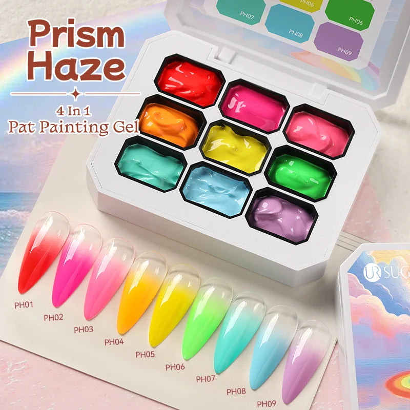 BORN PRETTY 4in1 Festőzselé Paletta – No.L05 Prism Haze