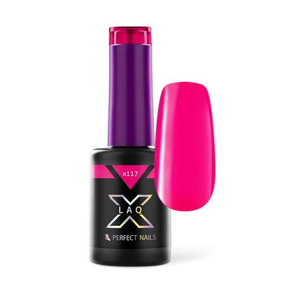 LacGel LaQ X Gél Lakk - Pink Hibiscus X117 8 ml