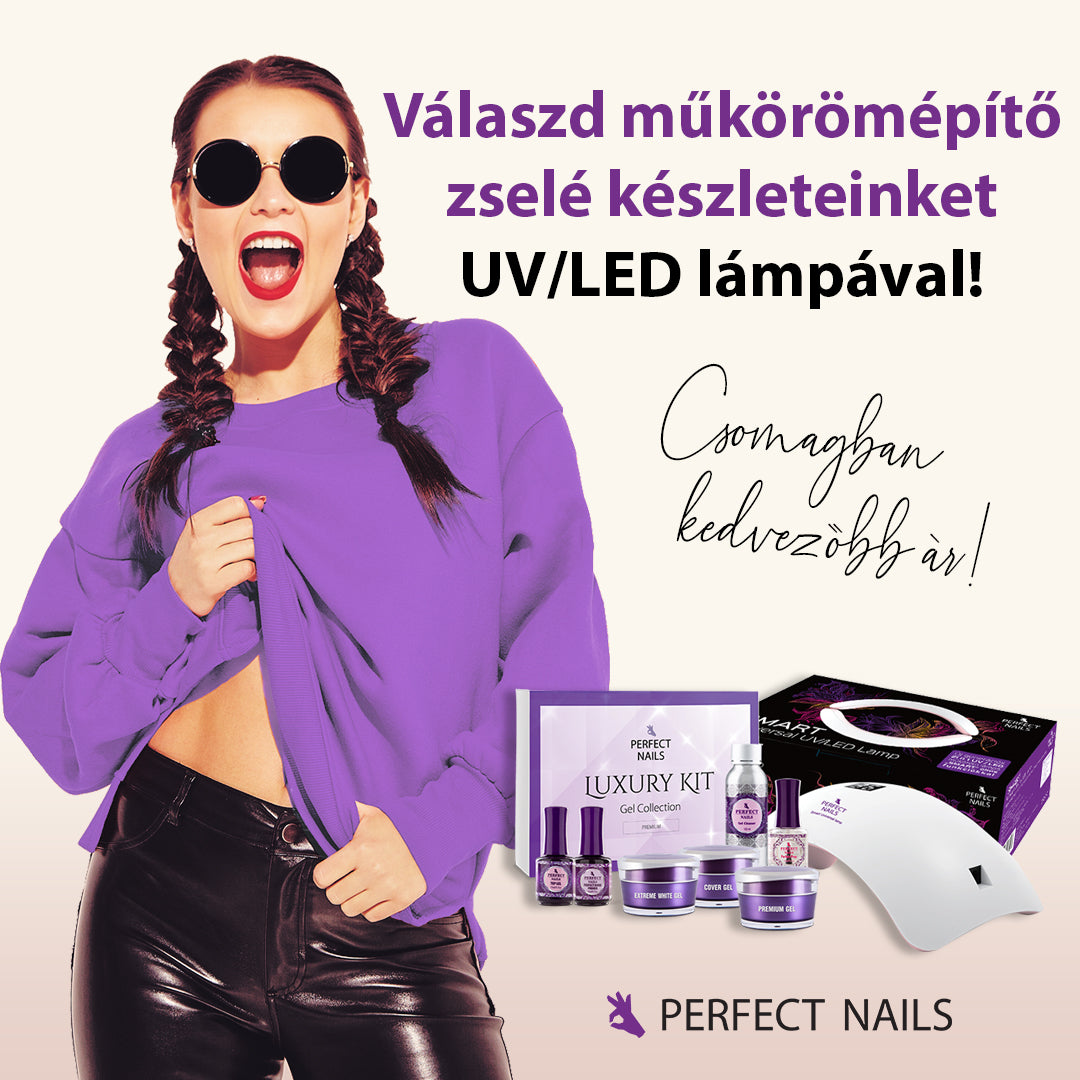 Nail Builder Gel Set – Luxury Platinum – Unicorn Pink mit UV/LED-Nagellampe