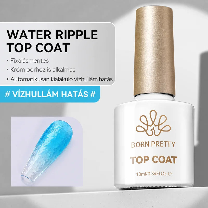 Born Pretty Water Ripple Top Coat 10 ml – Versiegelungsgel mit Wasserwellen-Effekt