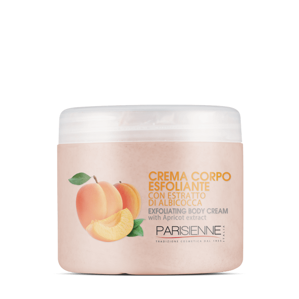 DepiloMax peach-scented paraffin and exfoliating body scrub with apricot extract in a package