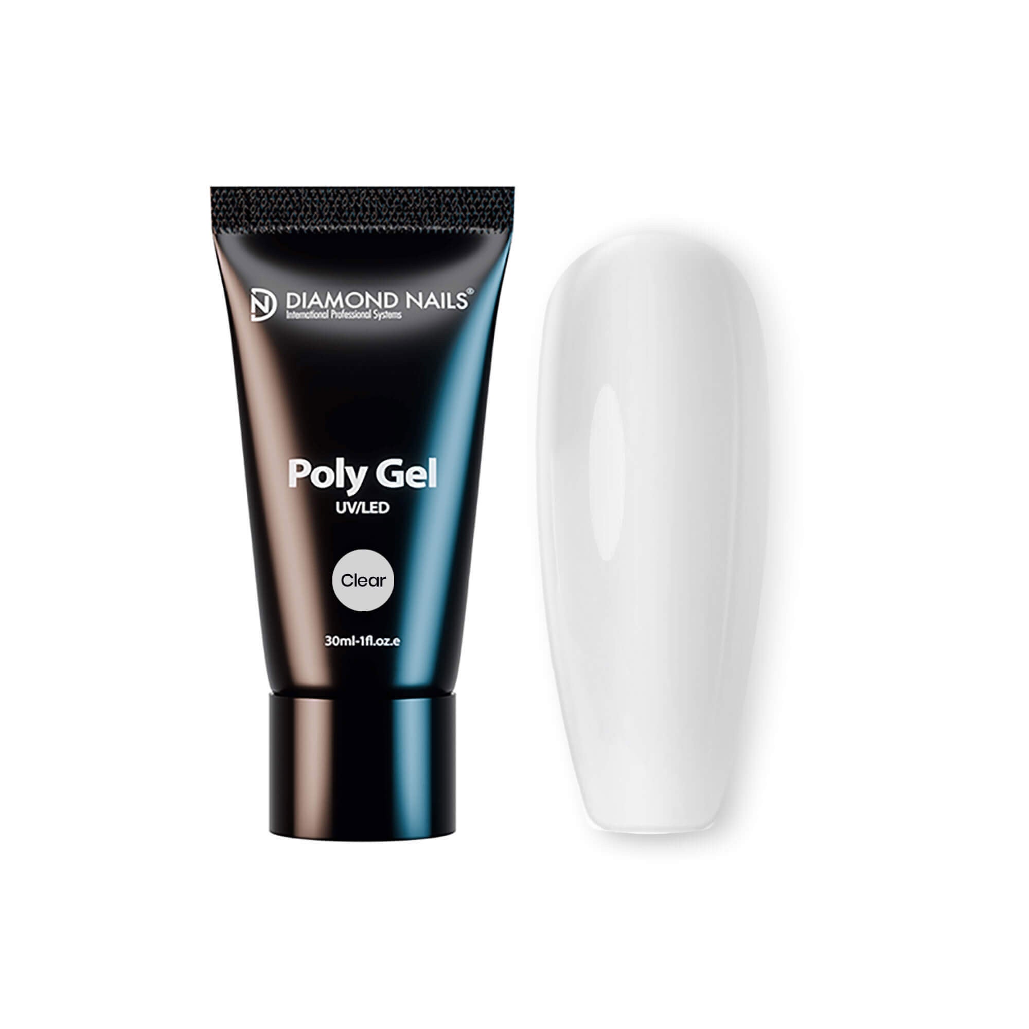 Diamond Nails Poly gel 15 - Clear - 30 ml - Hema- mentes