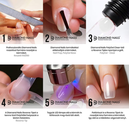 Diamond Nails Polygel – Klar – 30 ml – Hämolysefrei 