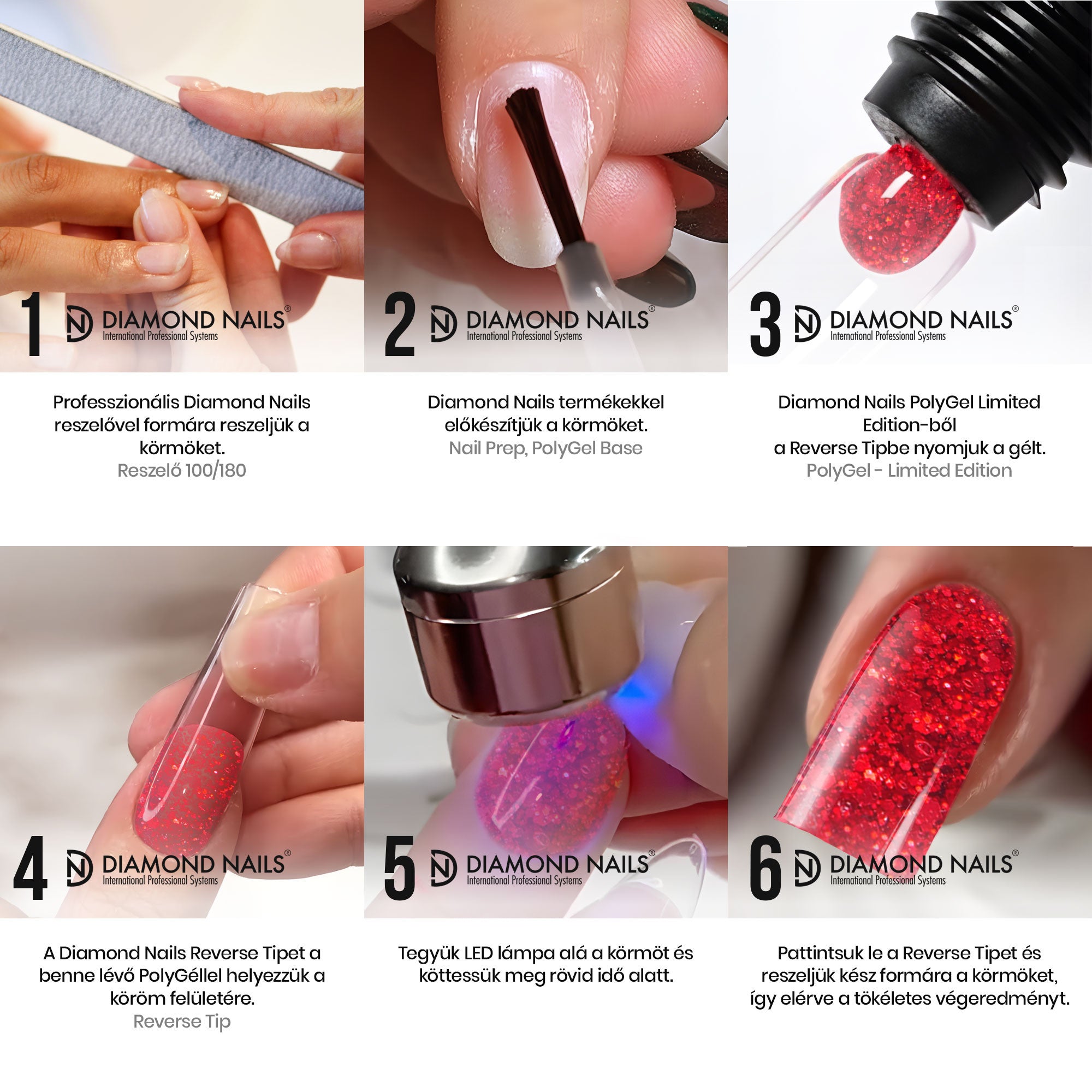 Diamond Nails Polygel – Winter-Limited Edition – 30 ml – Hämolysefrei 