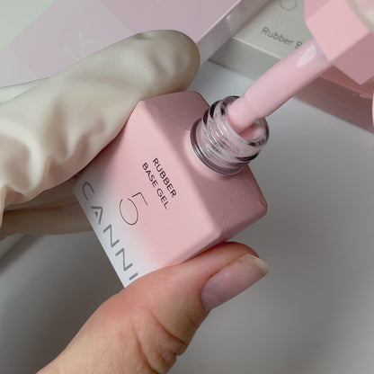 CANNI HEMA FREE Rubber Base Gel - 9 ml - X05 Milky Pink