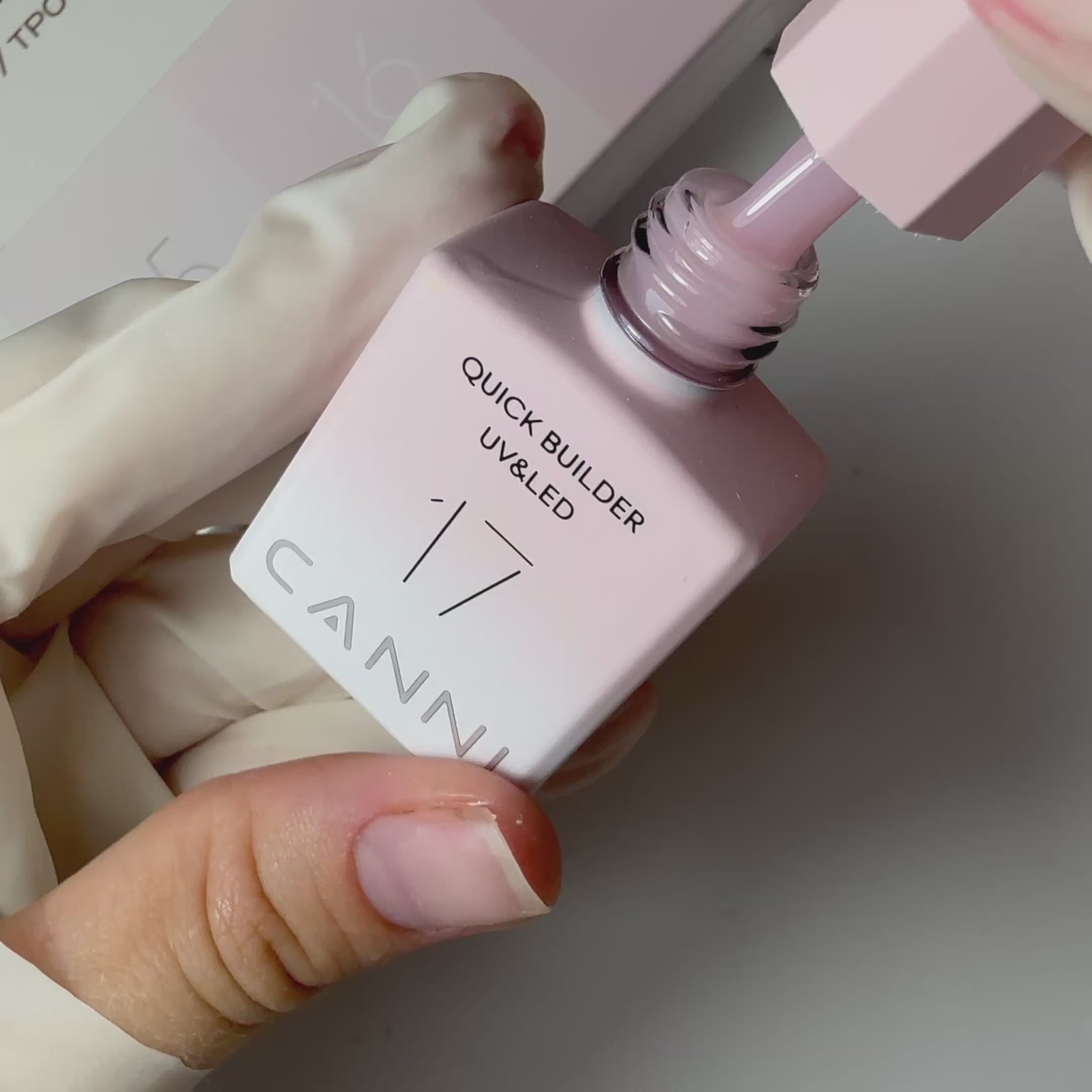 CANNI HEMA FREE Quick Builder Gel - 9 ml - X17 Rose