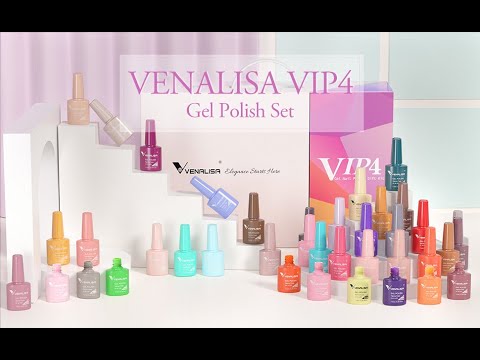 Venalisa Hema Free VIP4 UV/LED Gel-Lack – Komplettset – 60 Farben