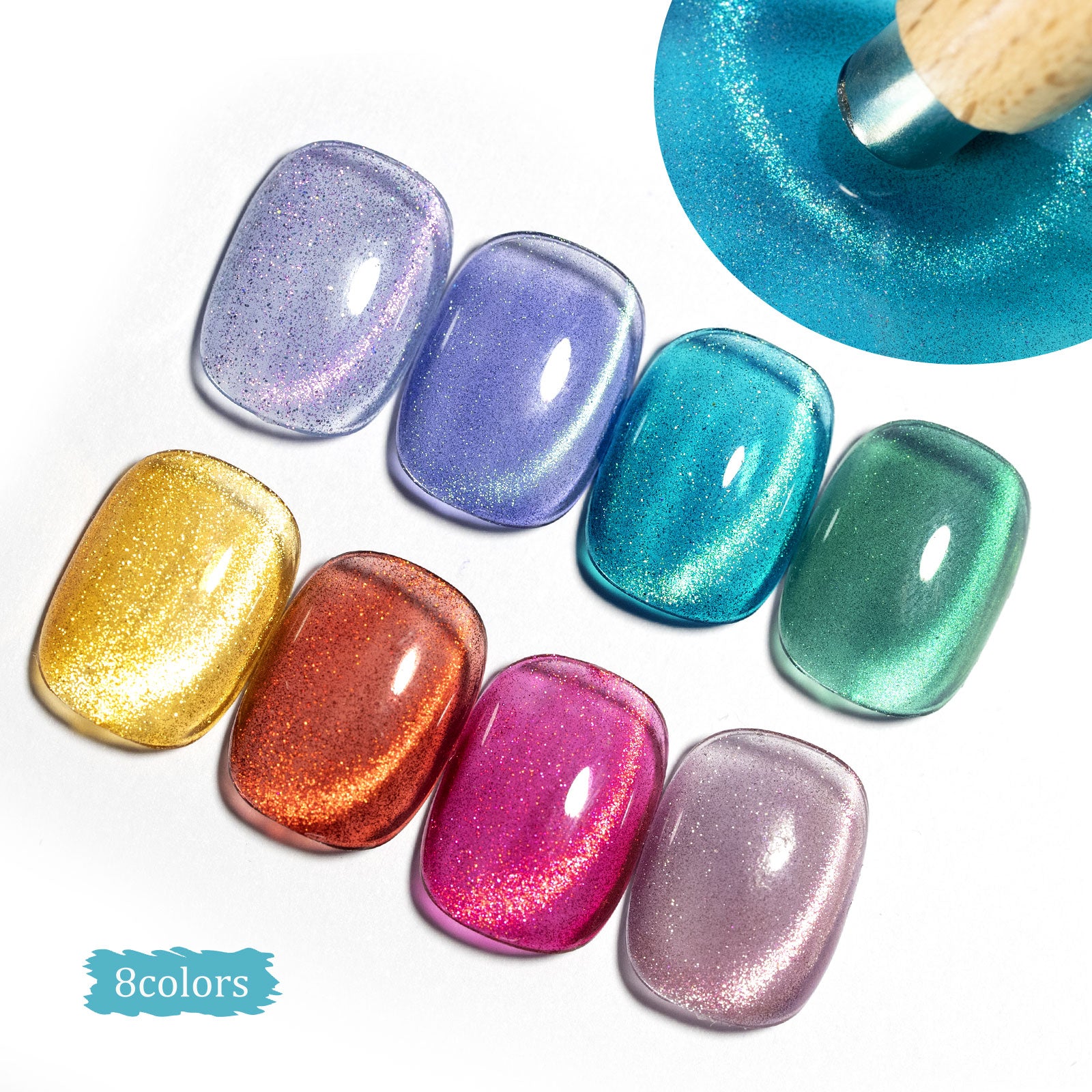 CANNI HEMA FREE szett 8x9ml - No.04 - Galaxy Gaze Collection