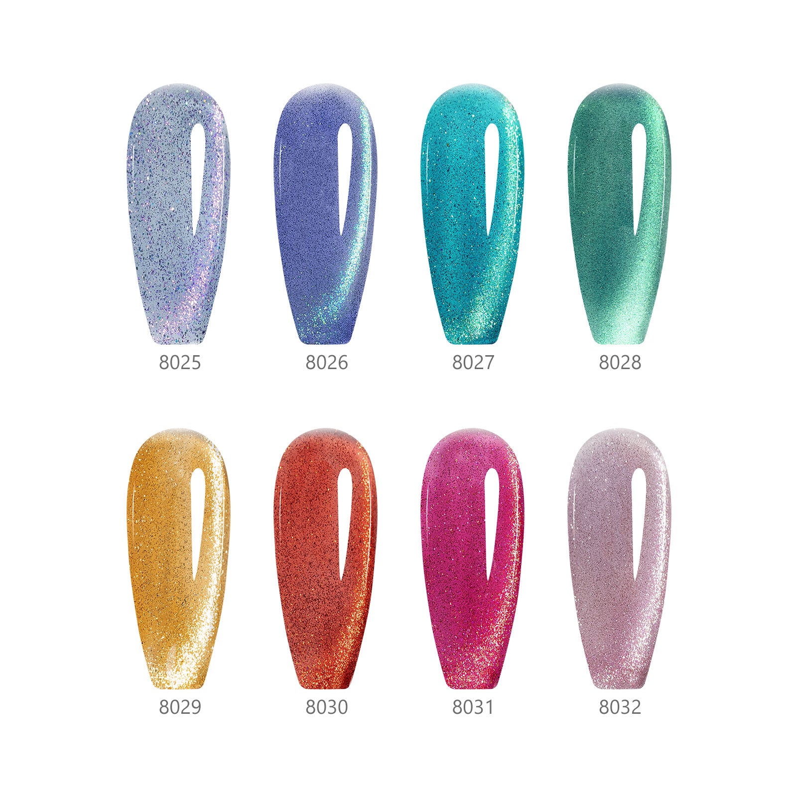 CANNI HEMA FREE szett 8x9ml - No.04 - Galaxy Gaze Collection