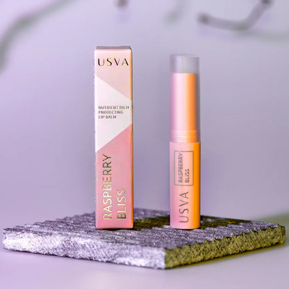 USVA Raspberry Bliss – Tápláló és Védő Ajakbalzsam - 100% természetes összetevők