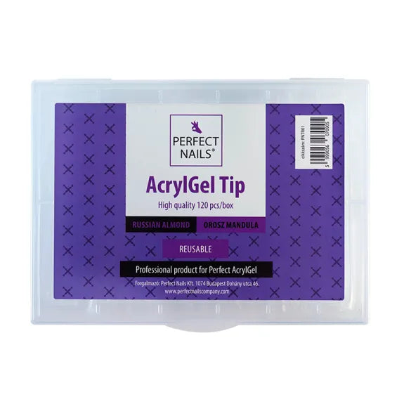 Reverse TIP - Russian Almond - AcrylGel TIP Set - 120 pcs