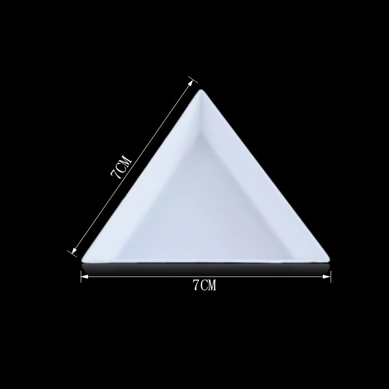 Dekorative Aufbewahrungsschale aus Stein – Dreieck