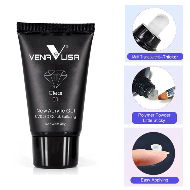 Venalisa PolyGel HEMA & TPO Free 45 g – 06 Nude Pink