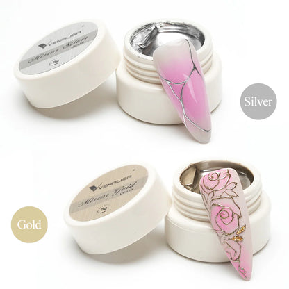 Venalisa Mirror Silver & Gold Gel Set – 2 Stück (5g + 5g)