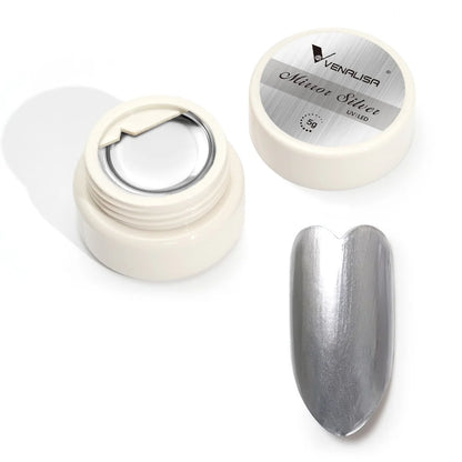 Venalisa Mirror Silver Gel – Ezüst tükörfényű festő zselé 5g