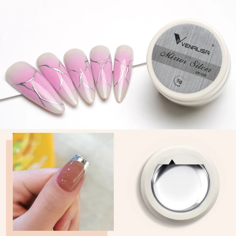 Venalisa Mirror Silver Gel 5g