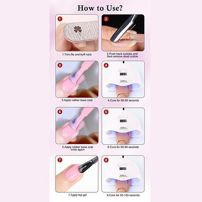 Venalisa Rubber Base Gel 7,5 ml RV12 – HEMA & TPO mentes