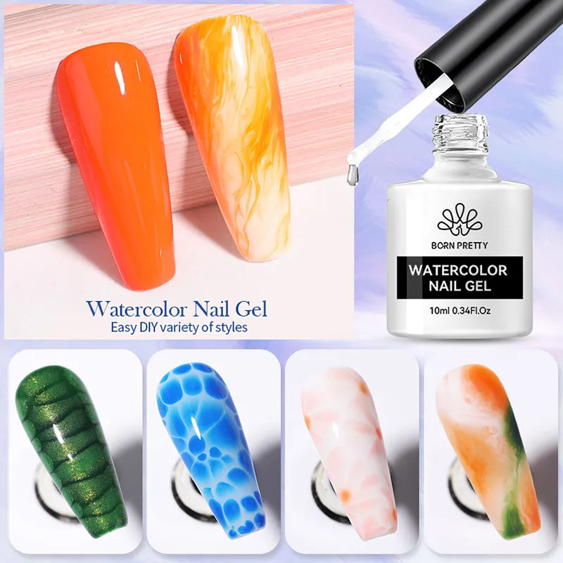 Born Pretty PRO - F13 - Watercolor Gél 15 ml - Clear