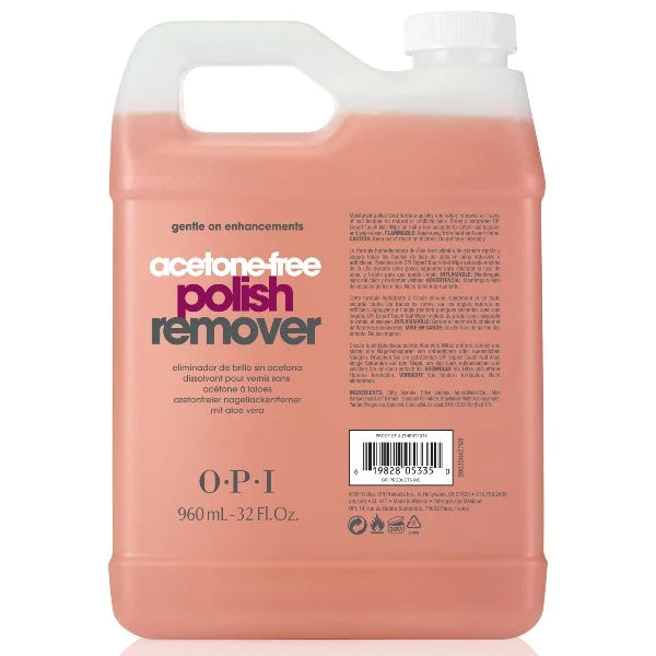 OPI acetone-free nail polish remover - acetone-free nail polish remover