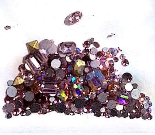 MIX stones +-212pcs /in several colors/